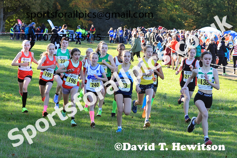 Girls Under-13s, 2025 Start Fitness NEHL, Lambton, County Durham. Photo: David T. Hewitson/Sports for All Pics